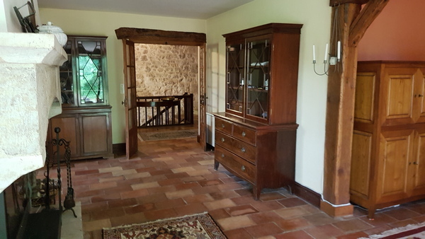 La Bastida : L'entrée du living / The entrance to the living room